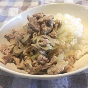 豚肉のカレー炒め